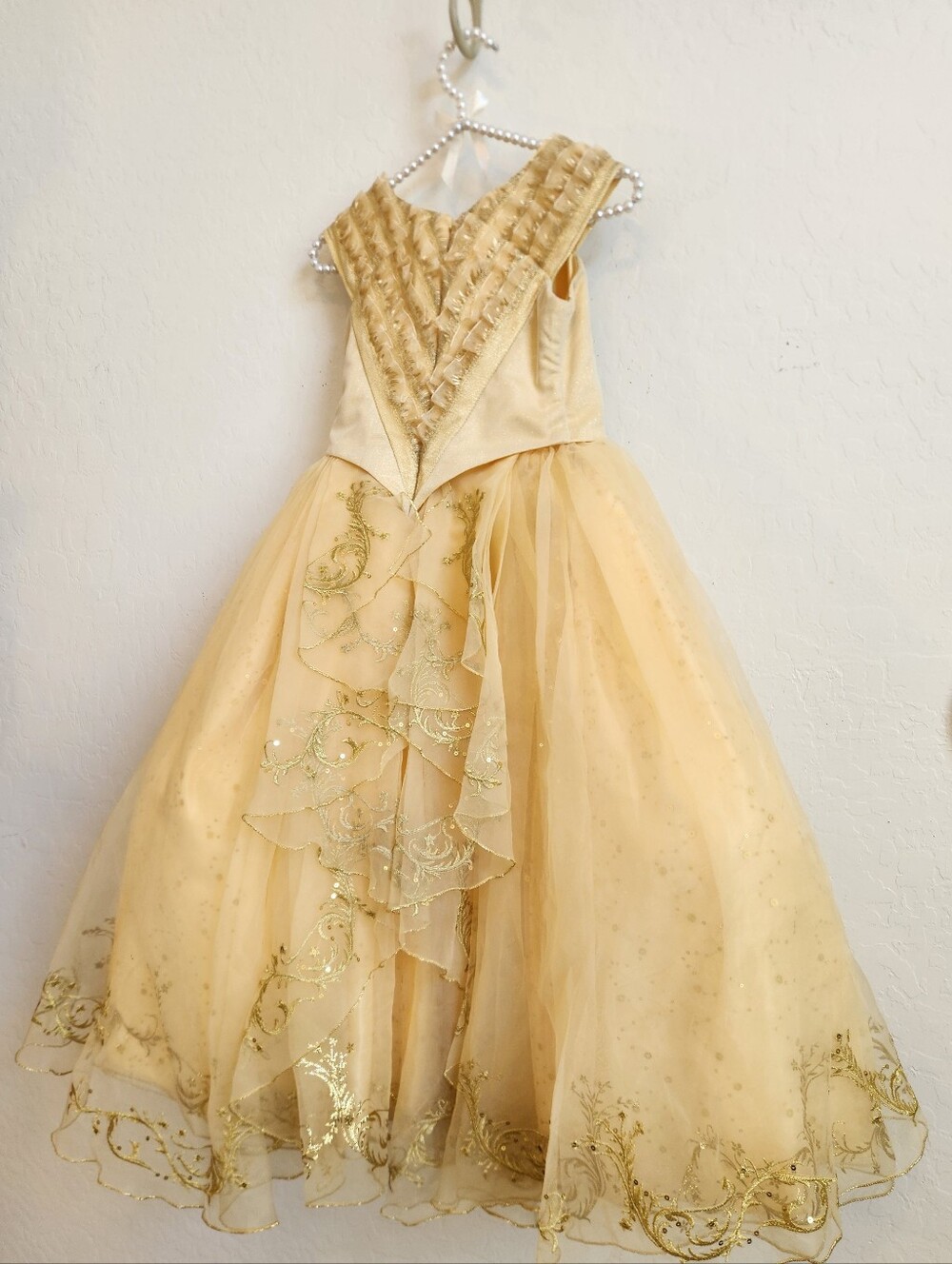 Disney Beauty and the Beast Limited Edition Gold Dress 1 Of 4500
